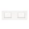 Castello Usa Serenity 72" Solid Surface Vanity Top in White CB-GM-2066-72 - alternate 5
